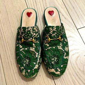 COPY - Gucci Lace Princetown Slipper
